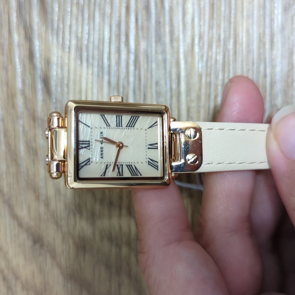 Anne Klein Gold and Cream Women's Watch